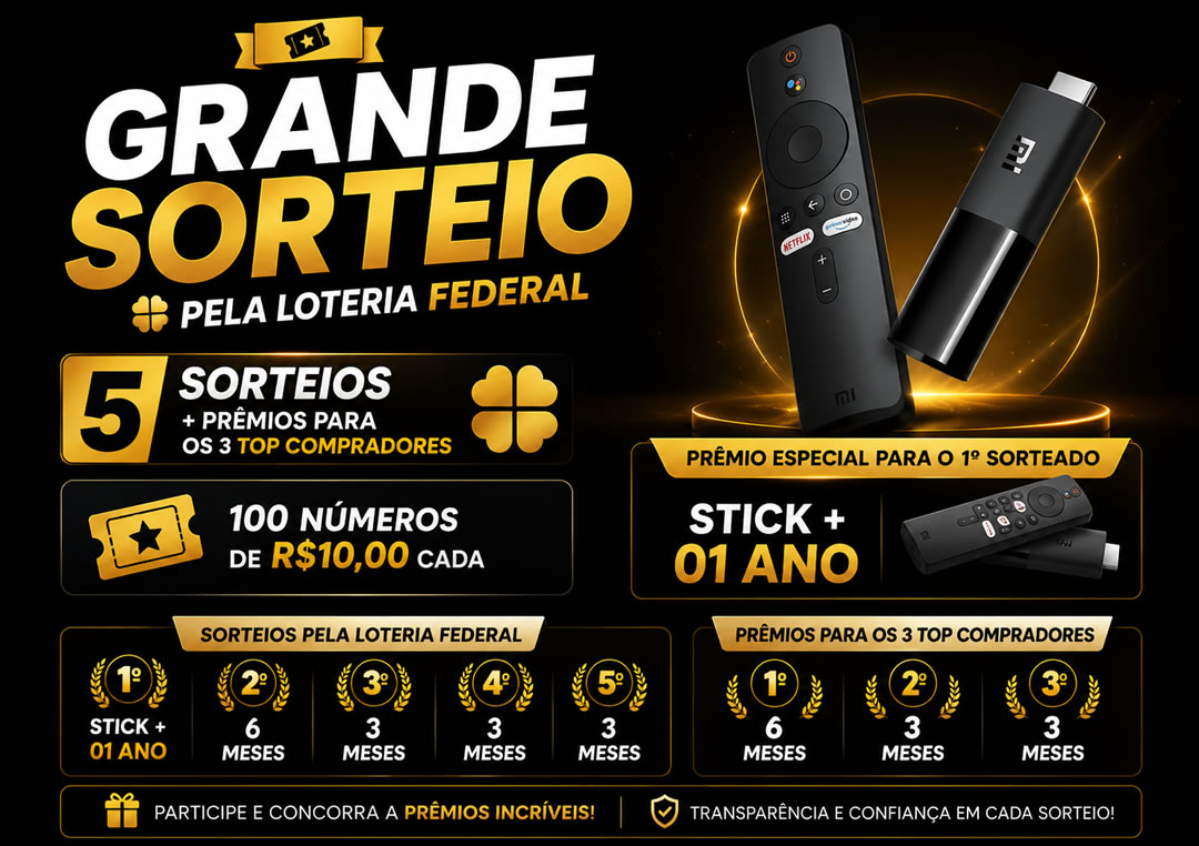 🎉🔥 GRANDE SORTEIO PRIMEFLIX — 8 PRÊMIOS! 🔥🎉