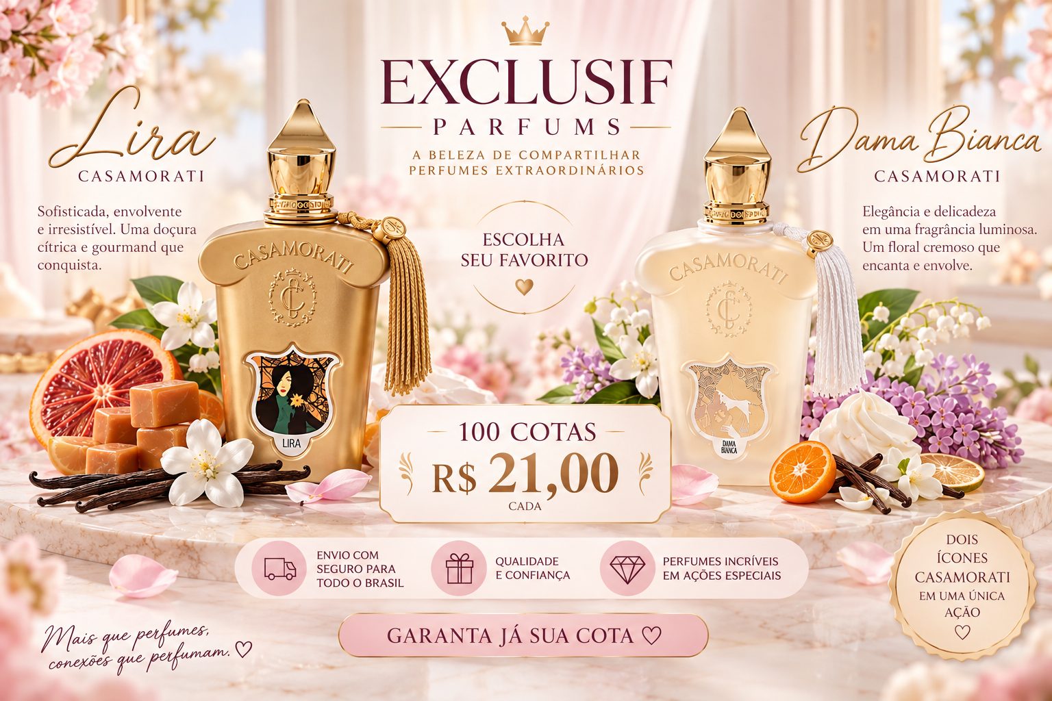 EXCLUSIF PARFUMS | CASAMORATI - LIRA OU DAMA BIANCA