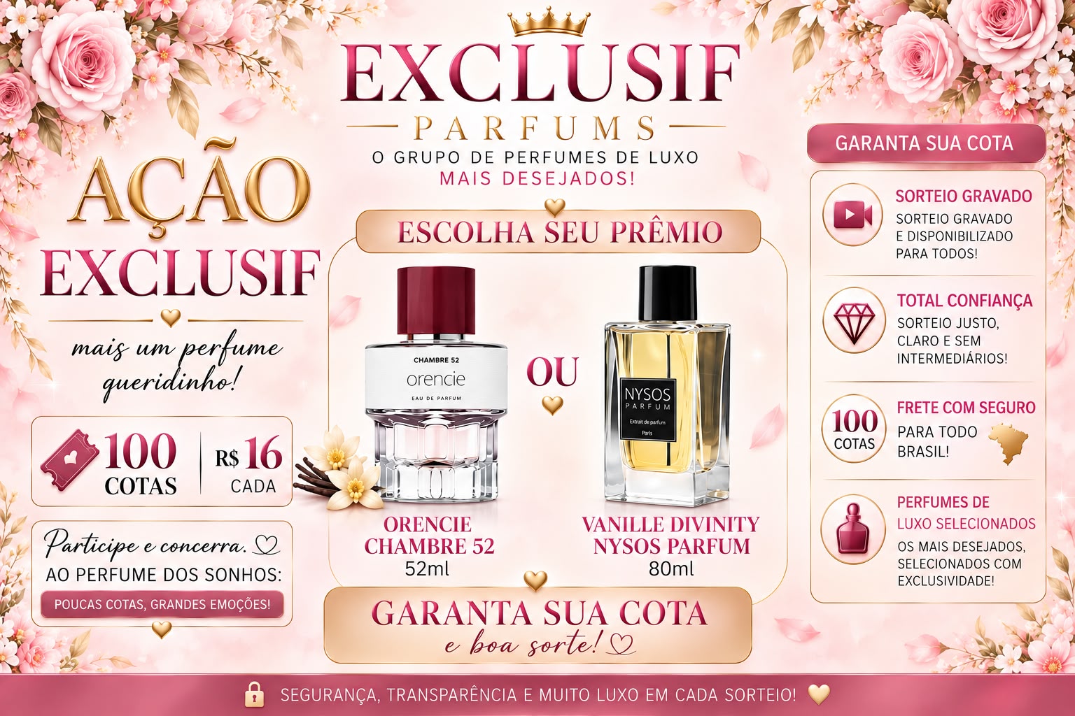EXCLUSIF PARFUMS | ORENCIE CHAMBRE  52 |  NYSOS VANILLE DIVINITY
