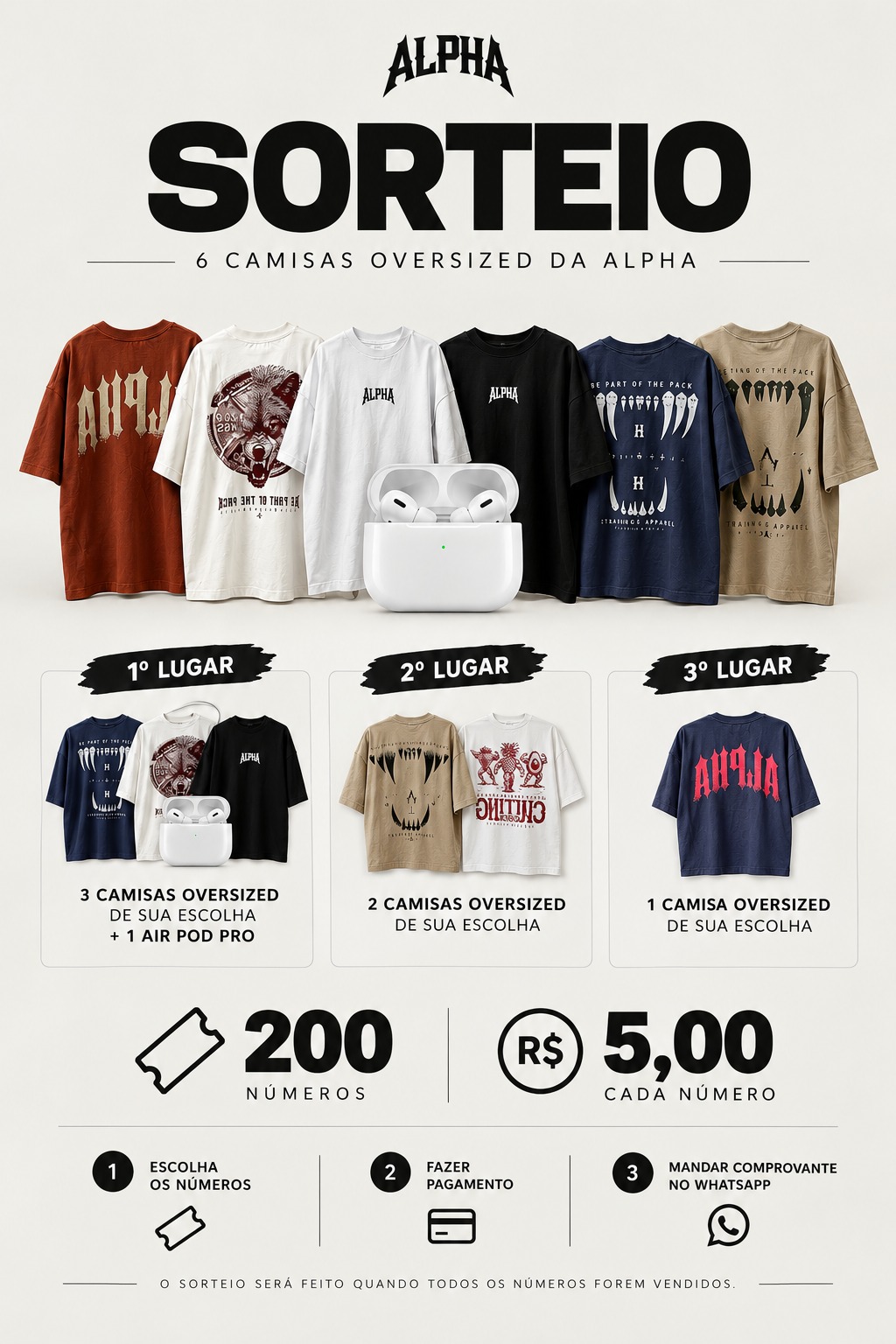 SORTEIO OVERSIZED ALPHA