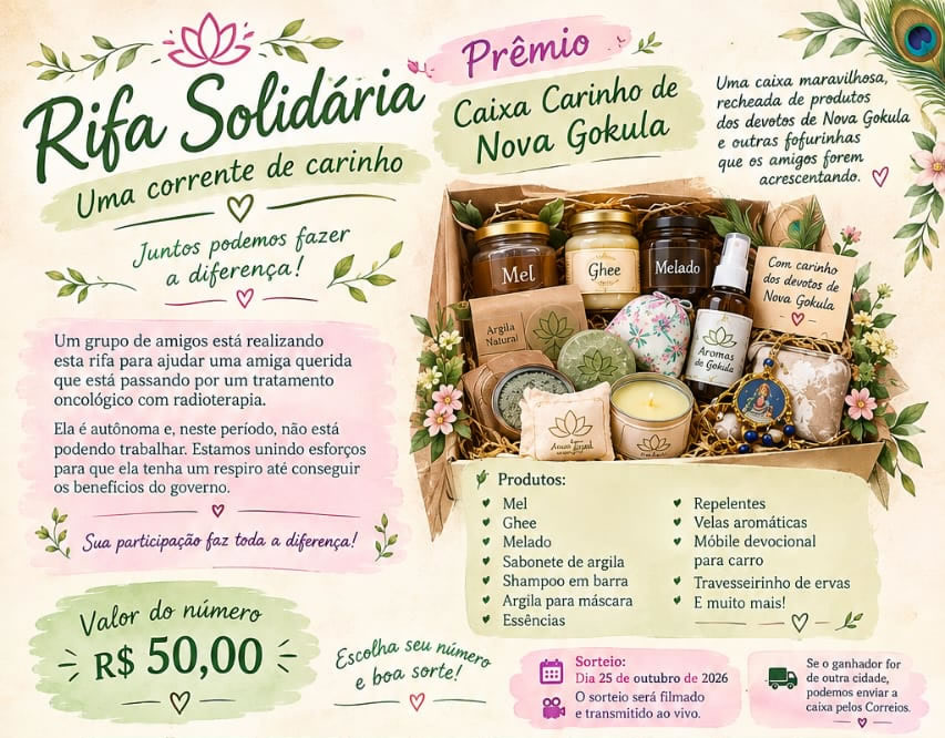 Rifa Solidária - uma corrente de carinho